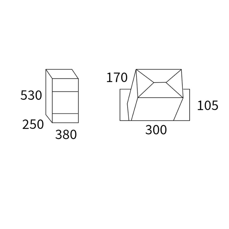 Pakketbrievenbus Allux 500 ruko zwart (3)