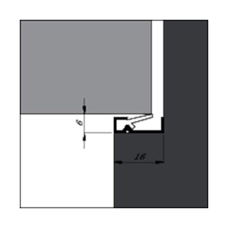 TOCHTPROFIEL INBOUW AIB 4G AR 3000MM ONGEBOORD (1)