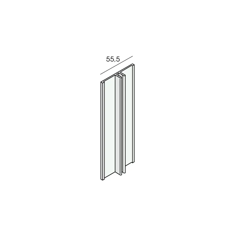 Basis aluminium verbindingprofiel (1)