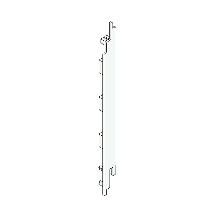 Eindkap+connector links voor sponningdeel 190mm (1)