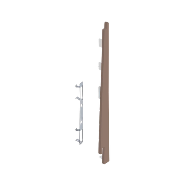 Eindkap+connector rechts voor potdeksel 177mm