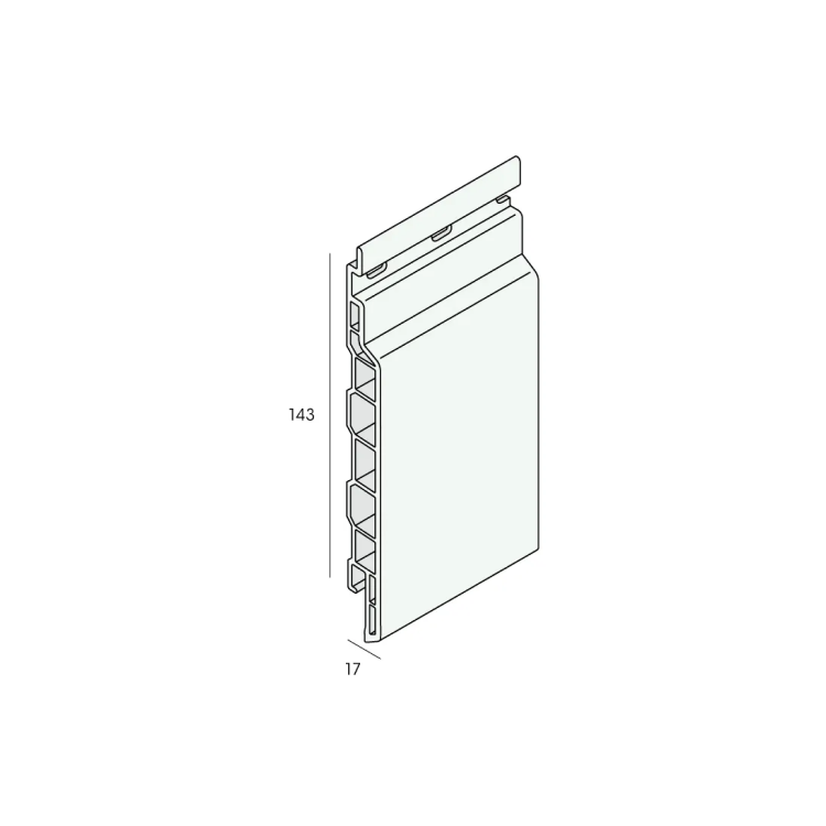 Keralit sponningdeel 143mm (1)