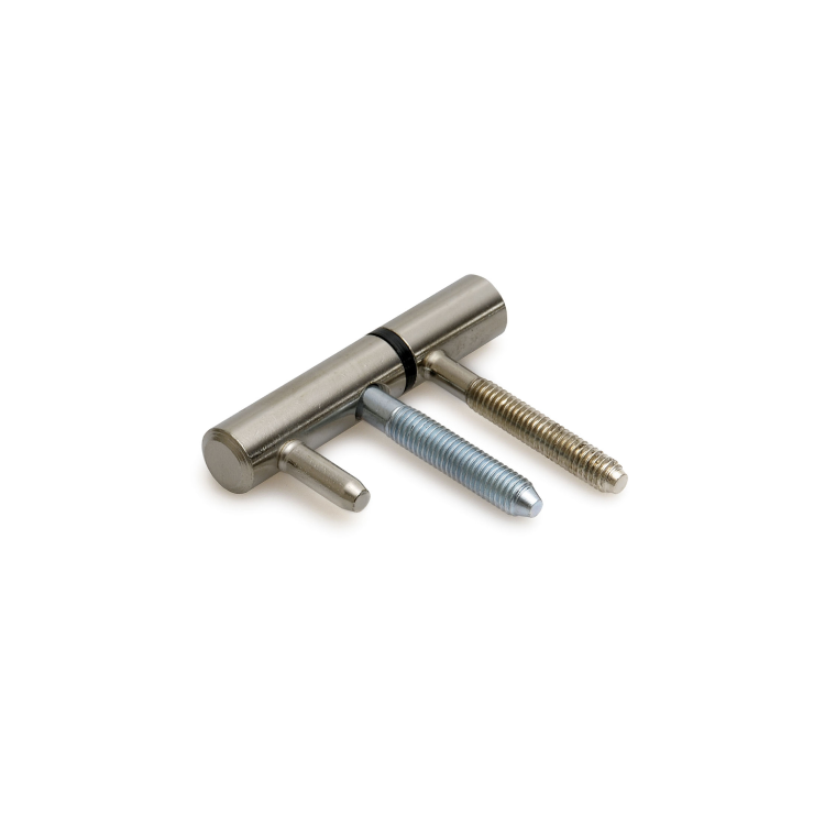 Inboorpaumelle 14 mm houten kozijn staal vernikkeld
