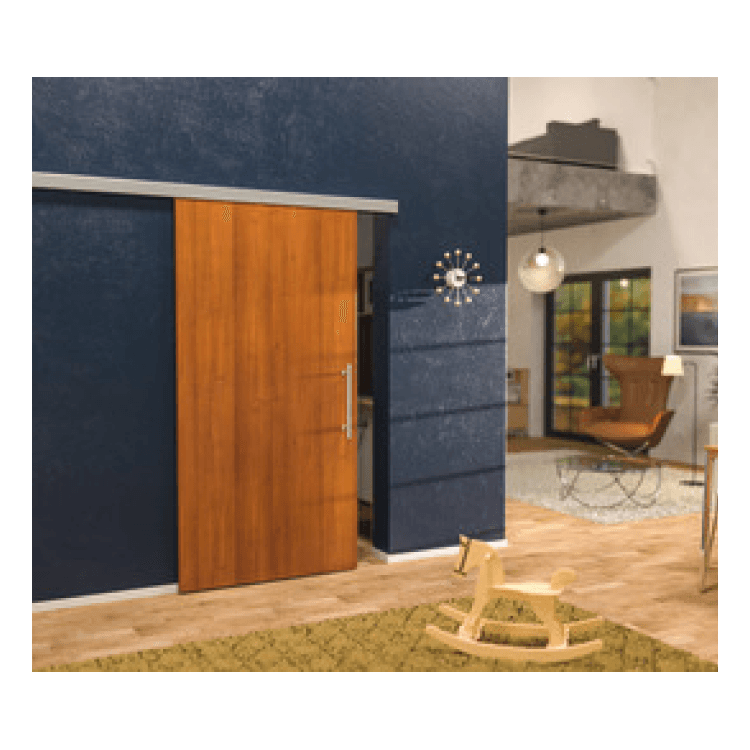 HOMCOM sliding door system running rail sliding door hardware for double wooden doors accessories carbon steel black 200 x 0.5 x 18 cm HOMCOM sliding door system running rail sliding door hardware for double wooden doors accessories carbon steel black 200 x 0.5 x 18 cm